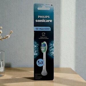 Philips Sonicare C2 Brush Heads Optimal‎ Plaque Control 3 Pack Genuine OEM White
